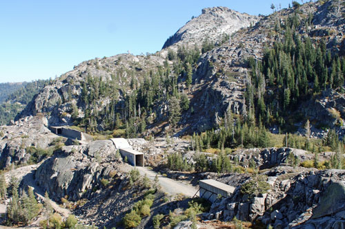 transcontinental railroad tunnels, donner summit, CA